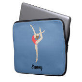 Gymnastin Laptopschutzhülle (Vorderseite Links)