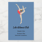 Gymnastin Lebensmitteletikett (Einzelnes Label)