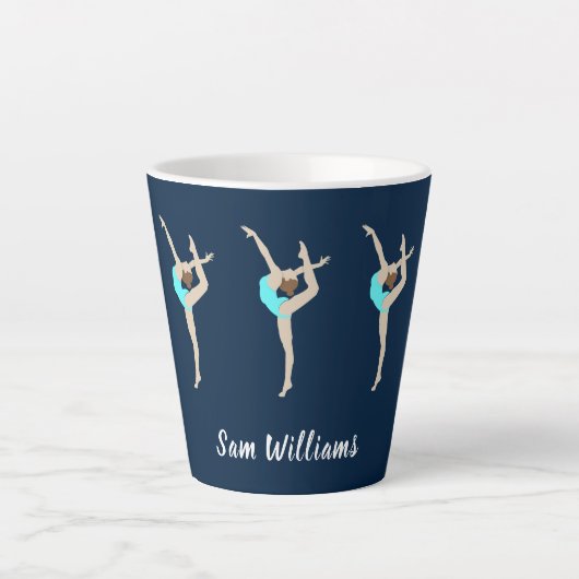 Gymnastin Milchtasse (Vorderseite)