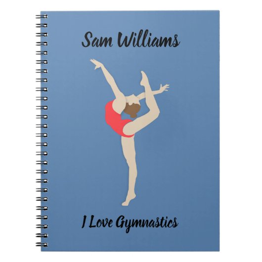 Gymnastin Notizblock (Vorderseite)