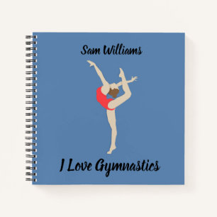 Gymnastin Notizblock