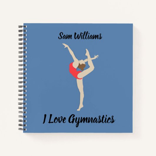 Gymnastin Notizblock (Vorderseite)