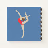 Gymnastin Notizblock (Rückseite)