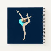 Gymnastin Notizblock (Rückseite)