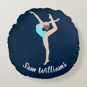 Gymnastin Rundes Kissen