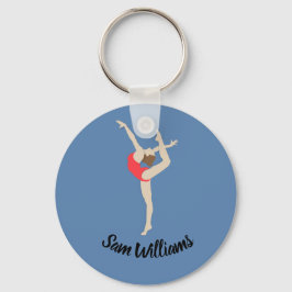 Gymnastin Schlüsselanhänger