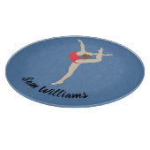 Gymnastin Schneidebrett (Ecke)