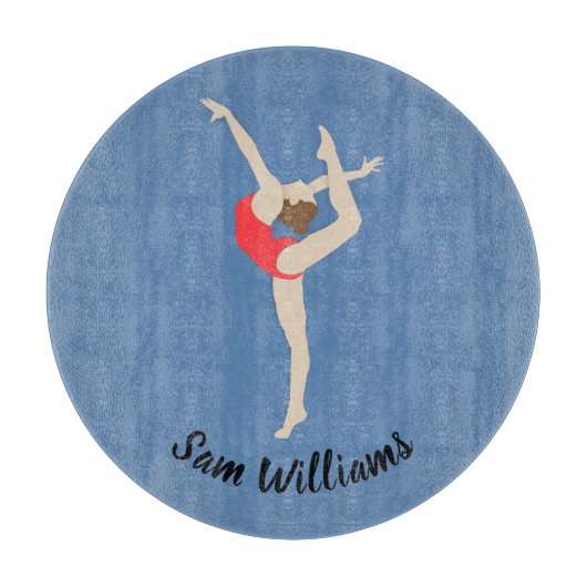 Gymnastin Schneidebrett (Vorderseite)