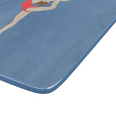 Gymnastin Schneidebrett (Ecke)