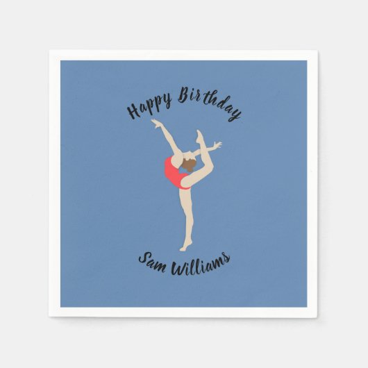 Gymnastin Serviette (Vorderseite)