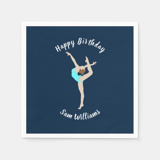 Gymnastin Serviette (Vorderseite)