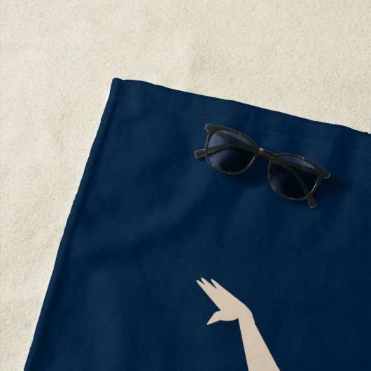 Gymnastin Strandtuch (Beispiel)