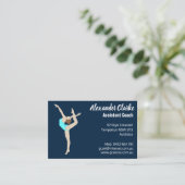 Gymnastin Visitenkarte (Stehend Vorderseite)