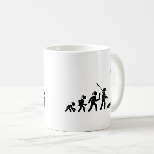 Gymnastisch - Wölbung Kaffeetasse (VorderseiteRechts)