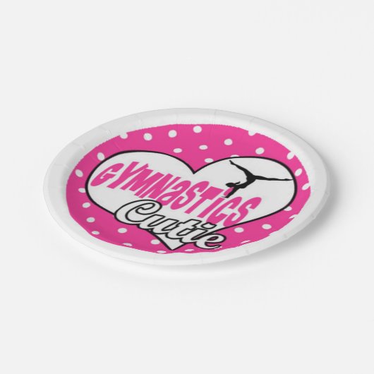 Gymnastische PapierTeller (Schrägansicht)