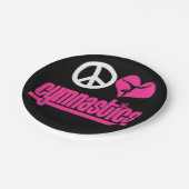 Gymnastische PapierTeller (Schrägansicht)