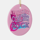 Gymnastische Trainer-Geschenke Keramik Ornament (Rechts)