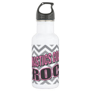 Gymnastischer Trainer Edelstahlflasche