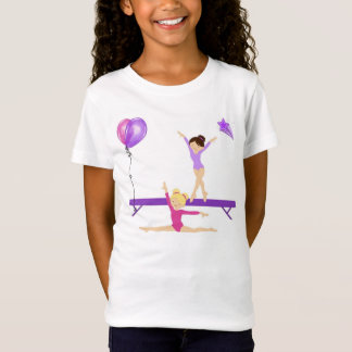 Gymnastisches T-Shirt der Mädchen