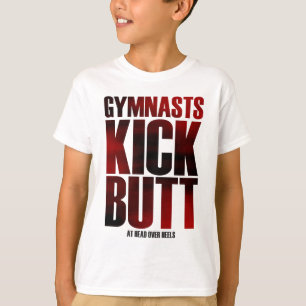 Gymnasts-Tritt-Hintern an HOH T-Shirt