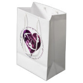 Gymnstics ist in meiner Herz-kundenspezifischen Mittlere Geschenktüte (Rückseite Schrägansicht)