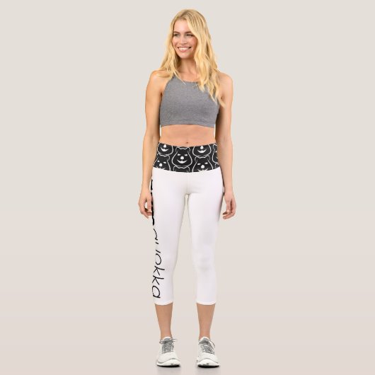 Gymquokka Hochwaist Capris (Vorderseite)