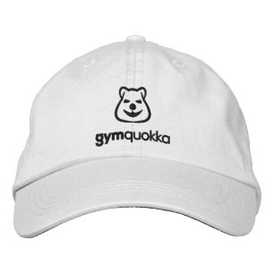 Gymquokka Signature Schwarzes Logo bestickte Hülle Baseballkappe