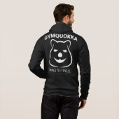 Gymquokka Zip Hoodie - White Quokka (Schwarz voll)