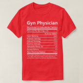 Gyn Physician Nutritional And Undeniable Factors G T-Shirt (Design vorne)
