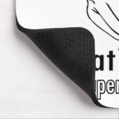 Gynäkologe Mousepad (Ecke)