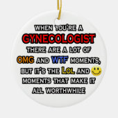 Gynäkologe ... OMG WTF LOL Keramikornament (Vorne)