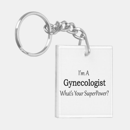 Gynäkologe Schlüsselanhänger (Vorderseite links)