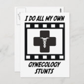 Gynäkologie Postkarte (Vorne/Hinten)
