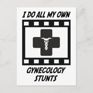 Gynäkologie Postkarte