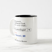 Gynäkologin Custom Gift Zweifarbige Tasse (Vorderseite Links)