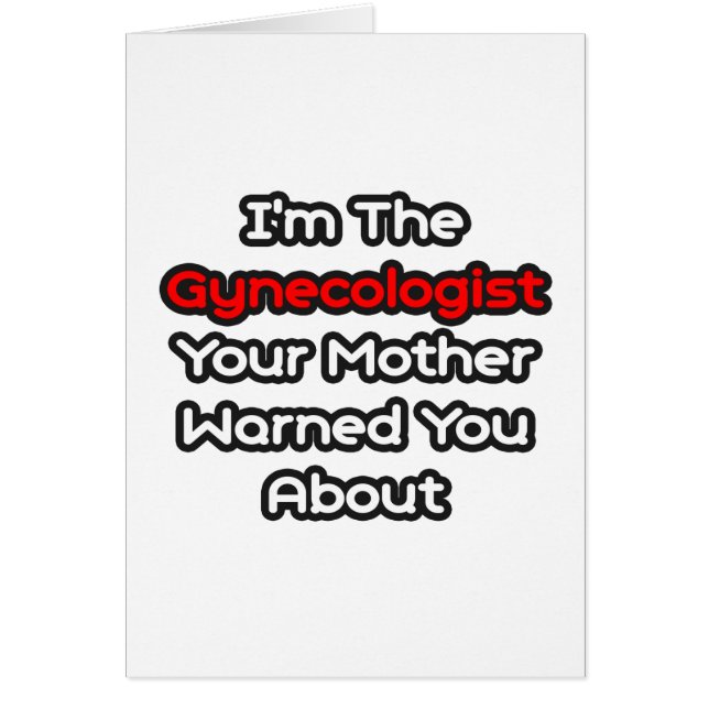 Gynäkologin... Mutter warnte Sie davor (Vorne)