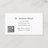 Gynäkologin OBGYN Visitenkarte (Rückseite)