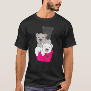 Gynephilia Flag Pile Pride Lgbtq Bear Niedlich Gyn T-Shirt
