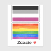 Gynephilia-Pride Aufkleber (Blatt)