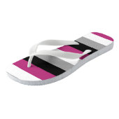 Gynephilia Pride Badesandalen (Schrägansicht)