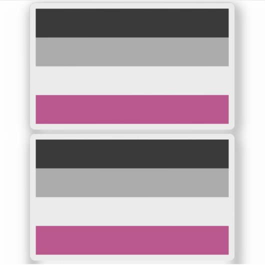 Gynephilia Pride Flag Aufkleber (Vorderseite)