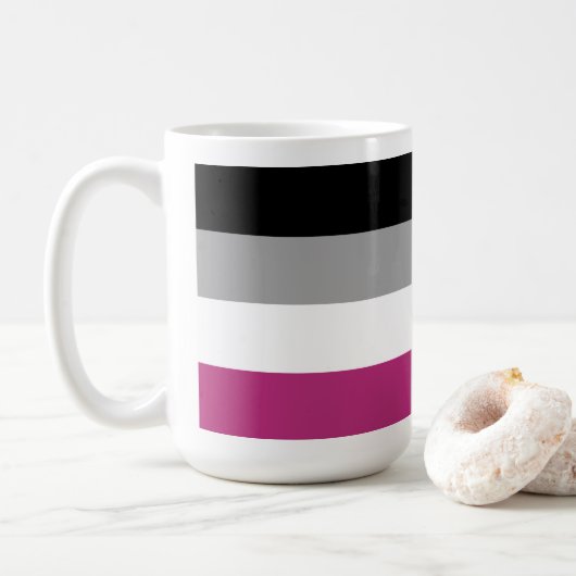 Gynephilia Pride Flag Kaffeetasse (Mit Donut)