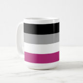Gynephilia Pride Flag Kaffeetasse (Vorderseite Links)
