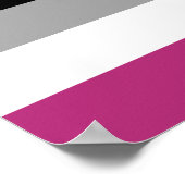 Gynephilia Pride Flag Poster (Ecke)