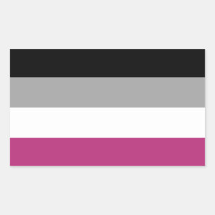 Gynephilia Pride Flag Rechteckiger Aufkleber
