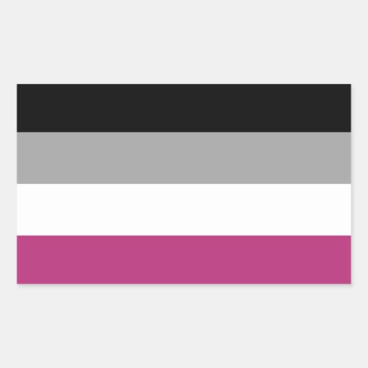 Gynephilia Pride Flag Rechteckiger Aufkleber (Vorderseite)