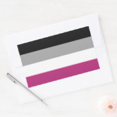 Gynephilia Pride Flag Rechteckiger Aufkleber (Umschlag)