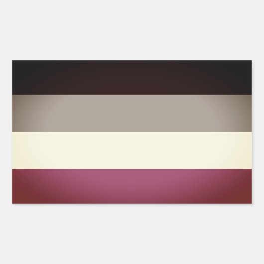 Gynephilia Pride Flag Rechteckiger Aufkleber (Vorderseite)