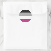Gynephilia Pride Flag Runder Aufkleber (Tasche)