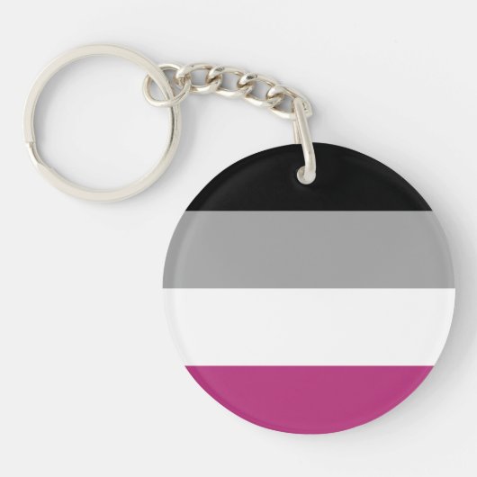 Gynephilia Pride Flag Schlüsselanhänger (Vorderseite)